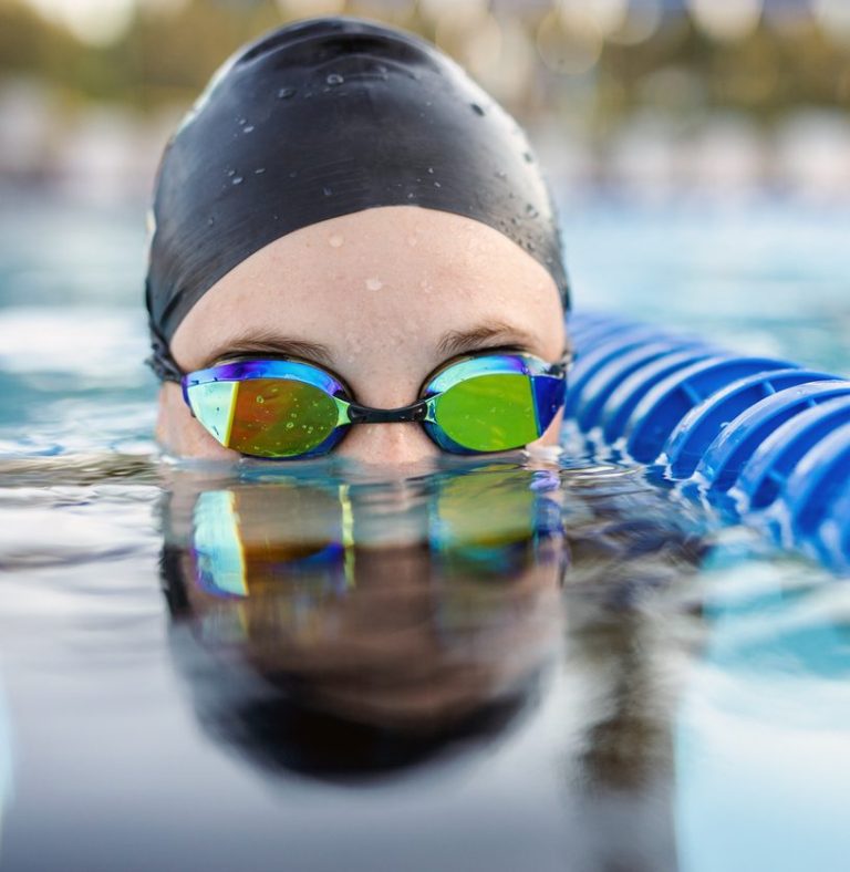 Swimmer During A Training Session